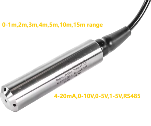 4-20mA 0-10V RS485 Output Hydrostatic Liquid Level Transmitter- sensor