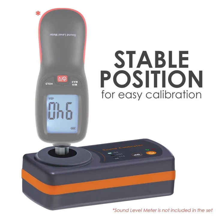 8930B Compact Sound Level Calibrator 114dB / 94dB / 104dB Calibration Level For