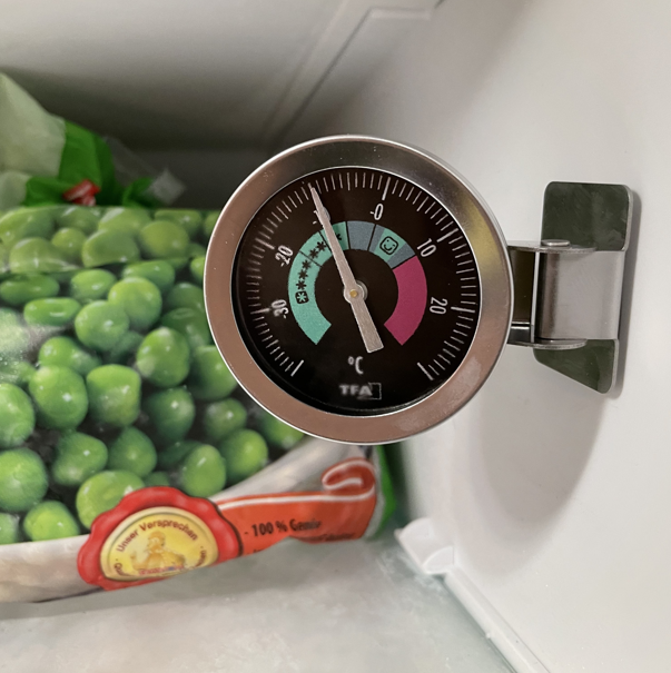 Analogue freezer-fridge-thermometer 14.4011