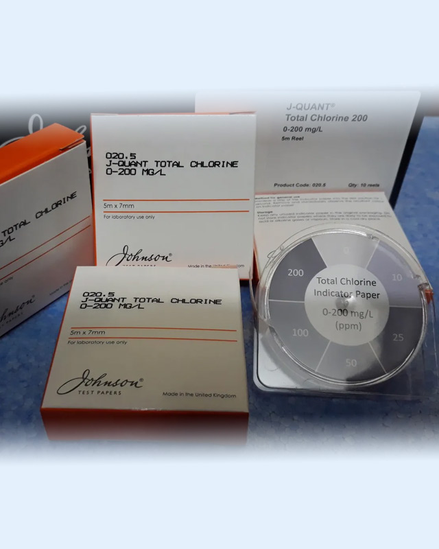 Chlorine 200  UK J-QUANT Total Chlorine 200, 5m roll