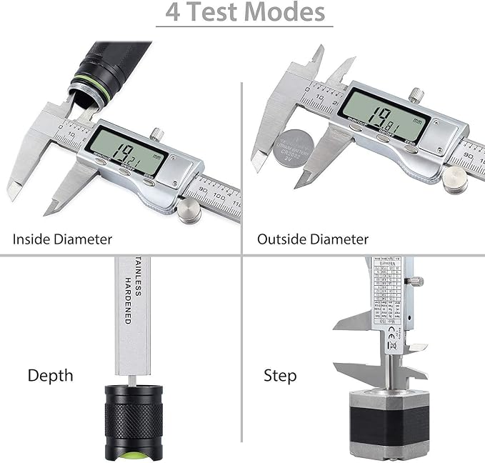 Digital Electronic Vernier Caliper (0-150mm) - Stainless Steel  DC068-0150