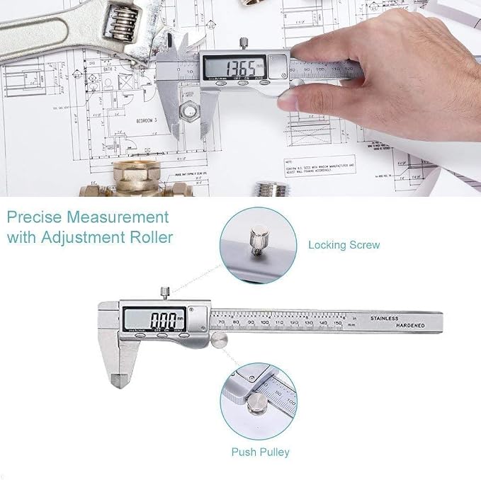 Digital Electronic Vernier Caliper 12 Inch 0-300 mm   TPH01168