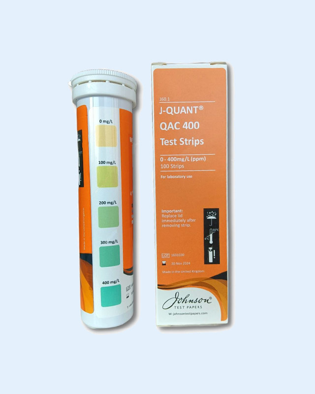 Johnson paper test 100strips Qac 400