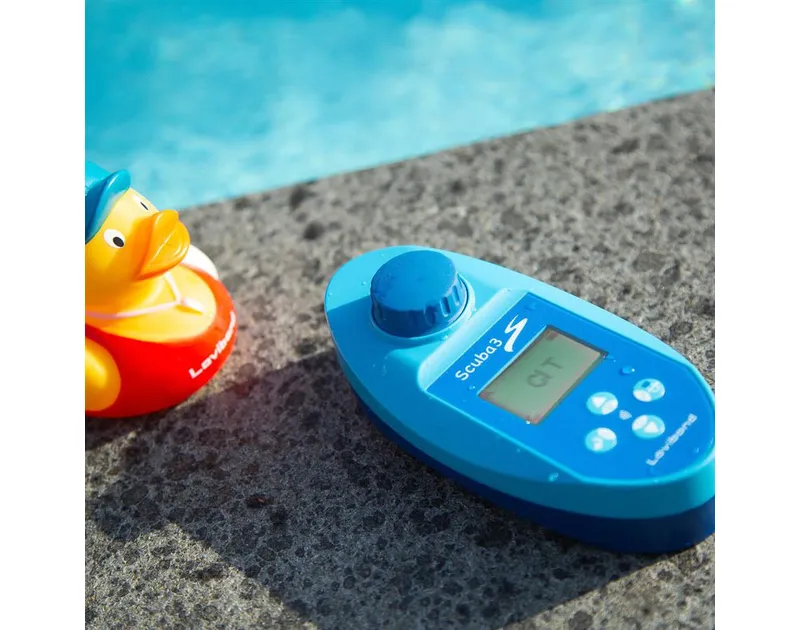 Scuba3s  Smart pool control with the  electronic pool tester