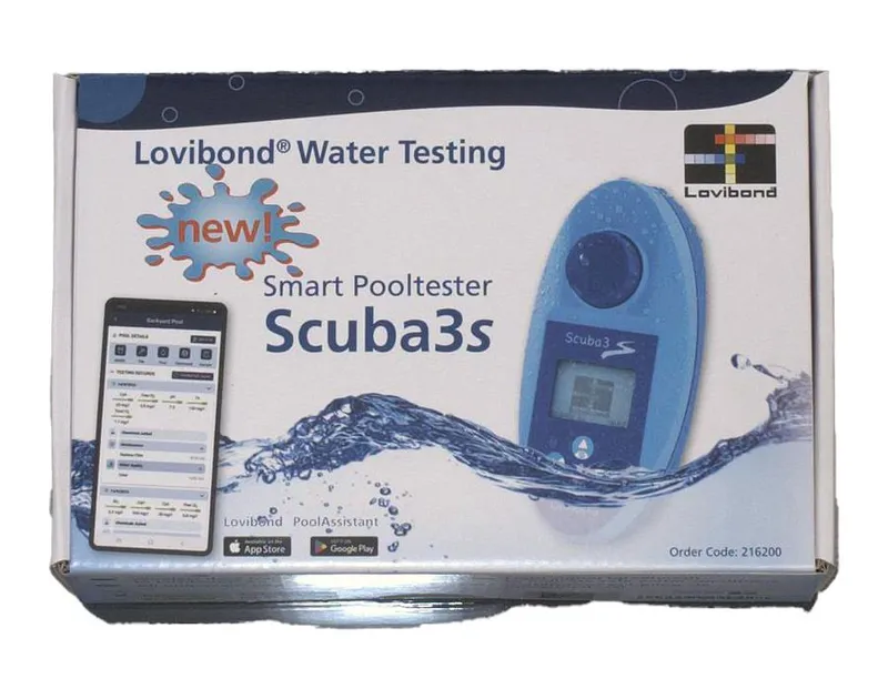 Scuba3s  Smart pool control with the  electronic pool tester