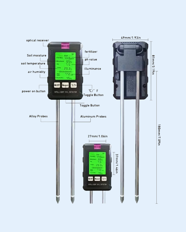 THE01879 6-in-1 Soil Tester for Soil Moisture