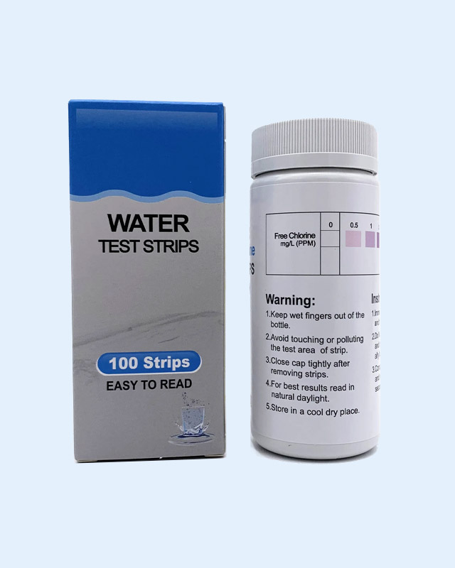 Water Test Strips, Total Chlorine 0-10 ppm
