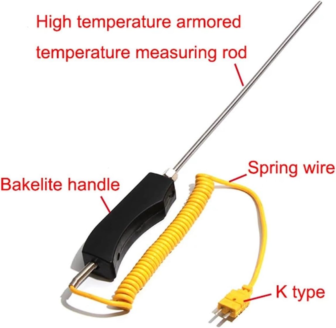 Portable Type K Thermocouple  Large Handle ,  WRNK-104