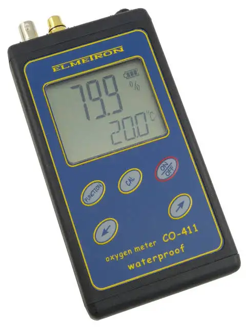 CO-411   جهاز محمول لقياس الاكسجين الذائب والحرارة للمياه