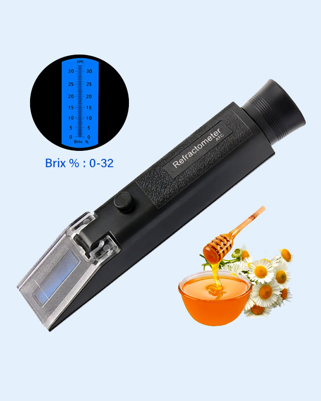 Brix Hand held Refractometer Sugar Fruit New style 0-32%