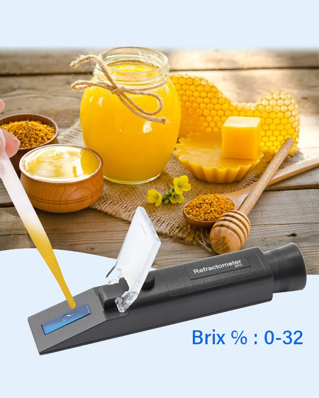 Brix Hand held Refractometer Sugar Fruit New style 0-32%