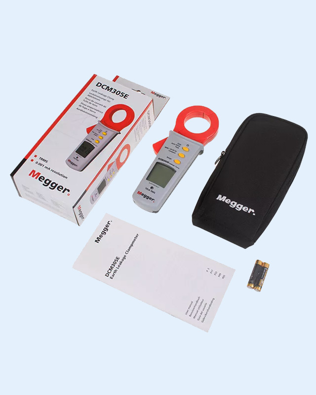 DCM305E Earth leakage clampmeter