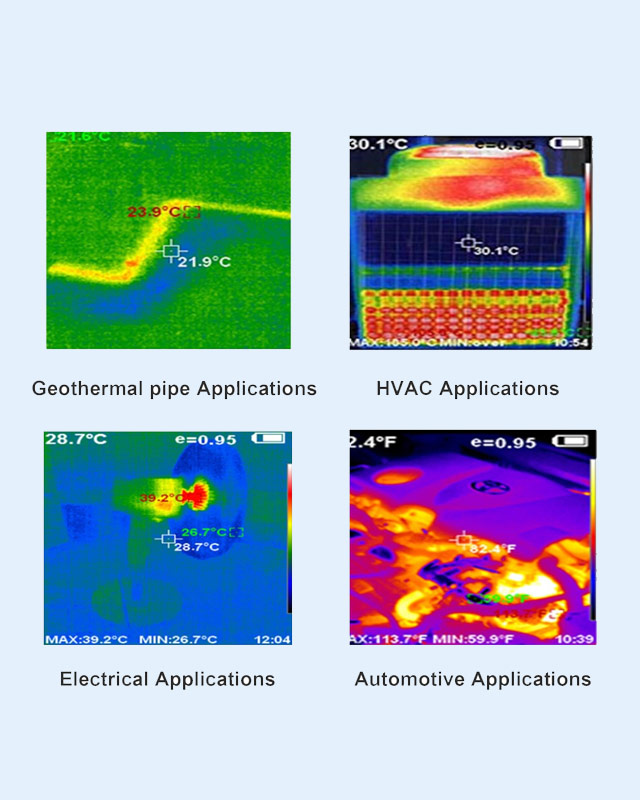 HTI HT-04D Thermal Imager IR Camera with Temperature Analysis