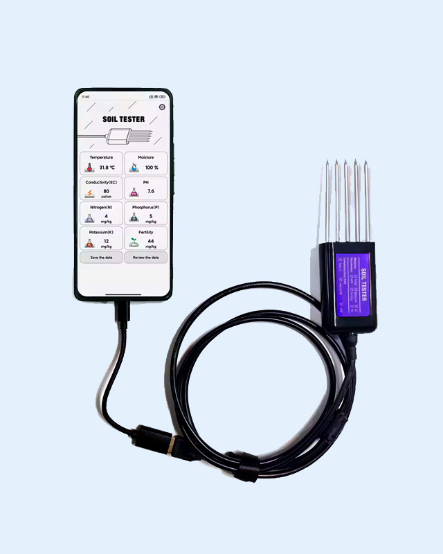 AL001  Soil Sensor 7 in 1 Measure Soil Moisture Temperature Humidity