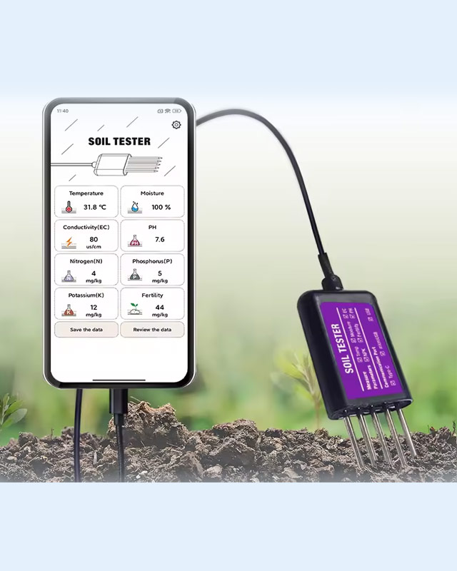 AL001  Soil Sensor 7 in 1 Measure Soil Moisture Temperature Humidity